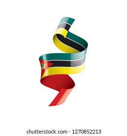 Mozambique flag, vector illustration on a white background