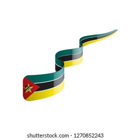 Mozambique flag, vector illustration on a white background