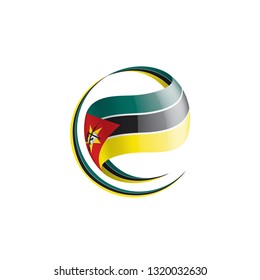 Mozambique flag, vector illustration on a white background