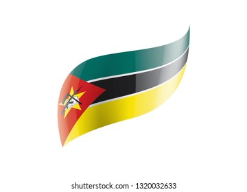 Mozambique flag, vector illustration on a white background