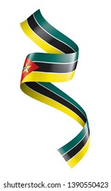 Mozambique flag, vector illustration on a white background
