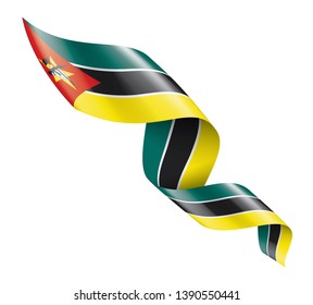 Mozambique flag, vector illustration on a white background