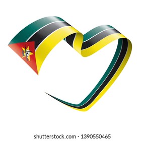 Mozambique flag, vector illustration on a white background