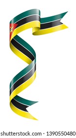 Mozambique flag, vector illustration on a white background