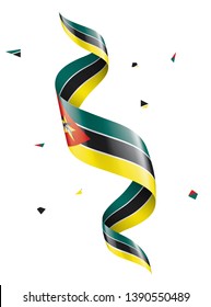 Mozambique flag, vector illustration on a white background