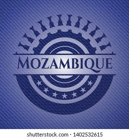 Mozambique jean background. Vector Illustration. Detailed.
