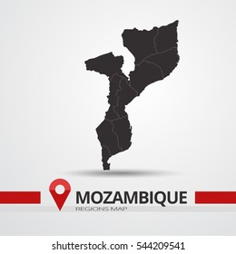 Mozambique map