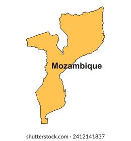 Mozambique map icon vector illustration design