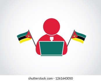 Mozambique Office Worker