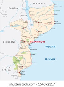 Mozambique Road Map