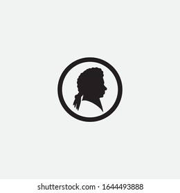 Mozart Icon Graphic Element Illustration Template Design