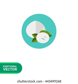 Mozzarella Cheese Icon