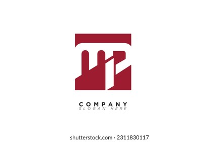 MP Alphabet Buchstaben Initial Monogram Logo PM, M und P