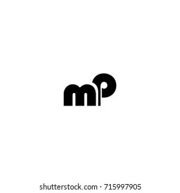 Mp Letter Logo Stock Vector (Royalty Free) 715999165 | Shutterstock