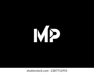 MP  letter logo design and initial logo design