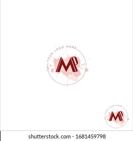 MP Letter Logo Design Template Vector