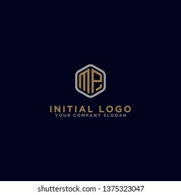 MP letters Initial / Monogram icon. - Vector inspiration logo design - Vector