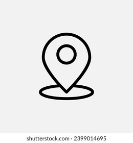 mp, location, gps, elements for design, with simple outline icon style