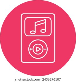 MP Player Icon Design für den persönlichen und kommerziellen Gebrauch