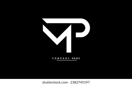 MP, PM Abstract Letters Logo Monogram