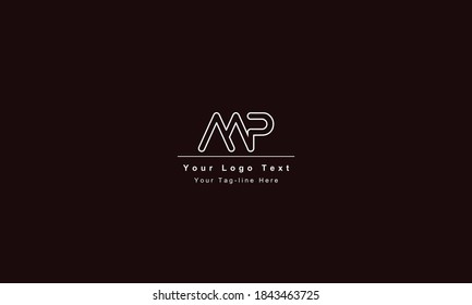 MP or PM letter logo. Unique attractive creative modern initial MP PM M P initial based letter icon logo