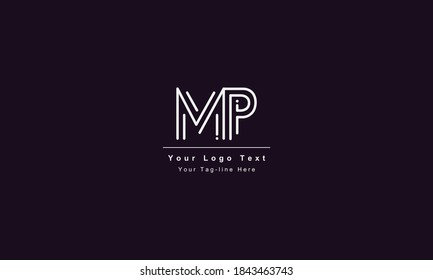 MP or PM letter logo. Unique attractive creative modern initial MP PM M P initial based letter icon logo