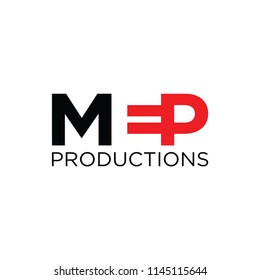 Mp Productions Logo Mp Letter Logo Stock Vector (Royalty Free ...