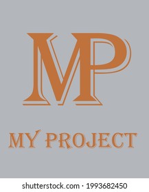 MP TEXT LOGO  MY PROJECT