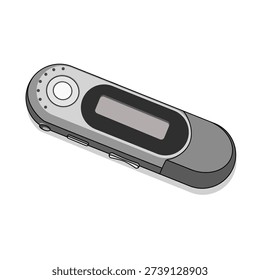 an mp3 digital audio music player with a screen on it.portable simple Music player 