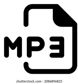 MP3 as a file format commonly designates files containing an elementary stream audio encoded data