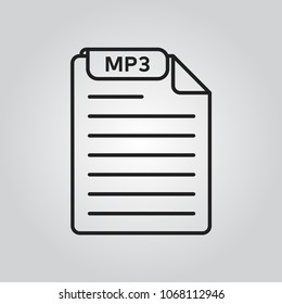 MP3 file type icon
