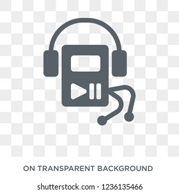 Mp3 icon. Mp3 design concept from  collection. Simple element vector illustration on transparent background.