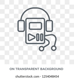 Mp3 icon. Mp3 design concept from  collection. Simple element vector illustration on transparent background.