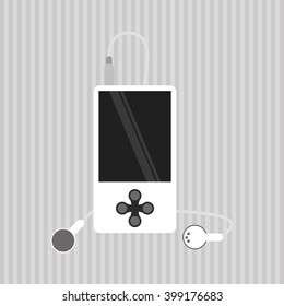 mp3 icon design, vector illustration