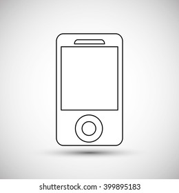 mp3 icon design, vector illustration