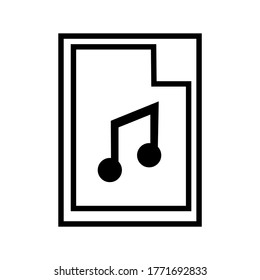 Mp3 icon or logo isolated sign symbol vector illustration - high quality black style vector icons
