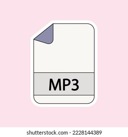 un mp3 aislado en un fondo rosa suave