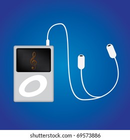 Mp3 music Player illustration