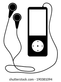 MP3 Music Player - Vector