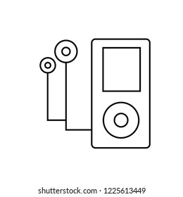 mp3 music player vector icon