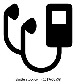 MP3 Player Earbuds Icon