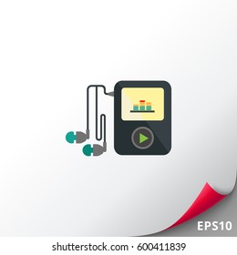 Mp3 player with headphones