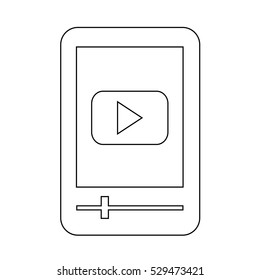 MP3 player icon illustration design