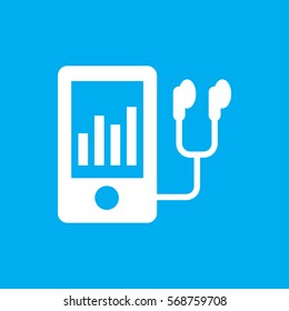 mp3 player icon illustration isolated vector sign symbol