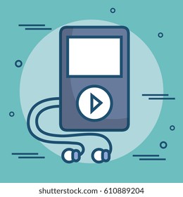 mp3 player isolated icon