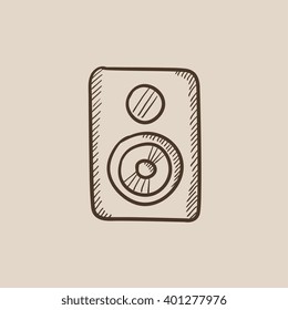 MP3 player sketch icon.