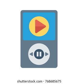 mp3 player sticker icon