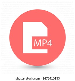 MP4 player icon . Lorem Ipsum Illustration design