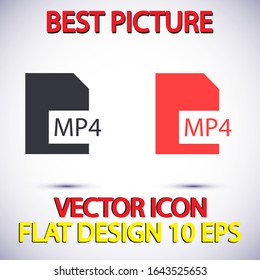 MP4 player icon . Lorem Ipsum Illustration design