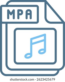 MPA Line Two Colour Icon